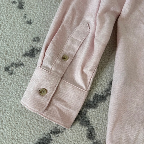 Pink Button Down "Boyfriend Shirt"- Old Navy - Picture 3 of 8